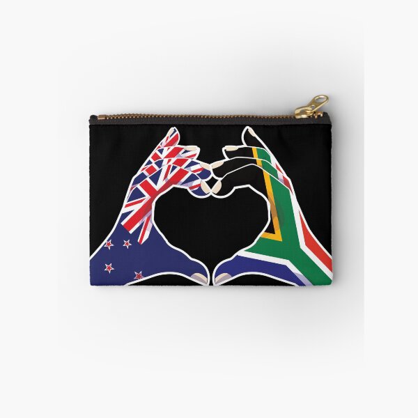 Item preview, South Africa South African New Zealand Love Heart Peace designed and sold by FlagX.