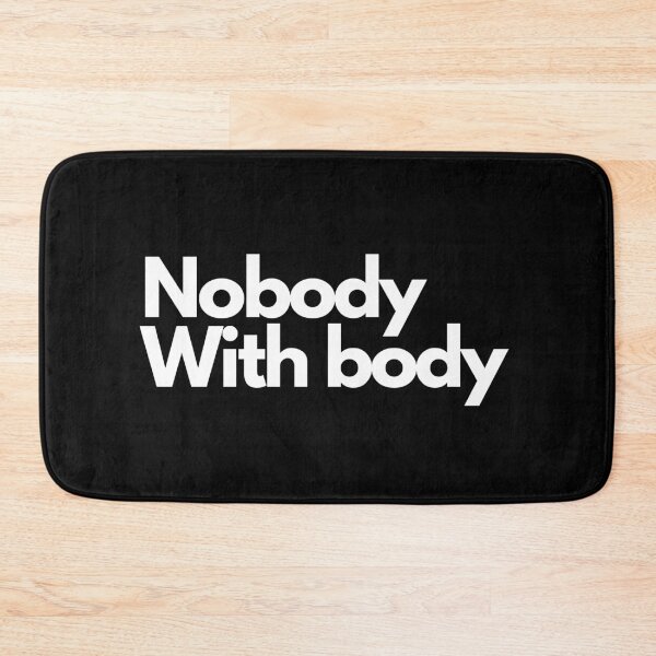 Item preview, nobody with body designed and sold by typographi.