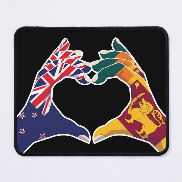 Item preview, Sri Lankan Sri Lanka New Zealand Love Heart Peace designed and sold by FlagX.