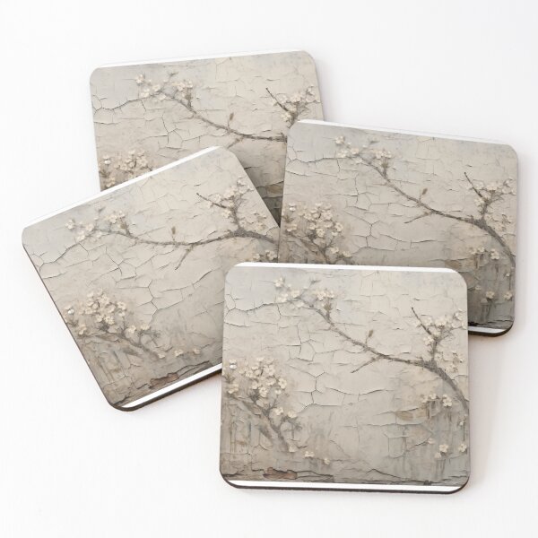 Item preview, Cherry Tree Flowers on a Peeling Wall designed and sold by Freya-Designer.