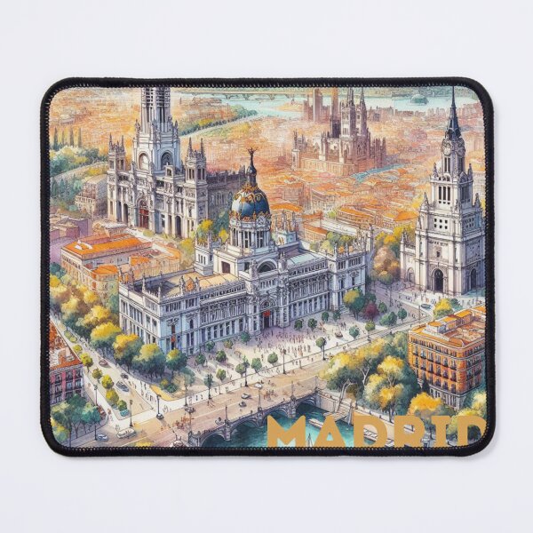 Item preview, Madrid - Illustrated map designed and sold by Dominika Farkašová.
