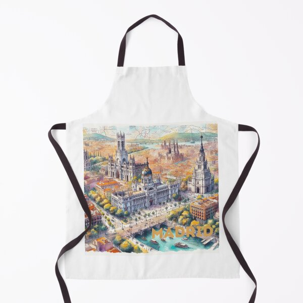 Item preview, Madrid - Illustrated map designed and sold by Dominika Farkašová.