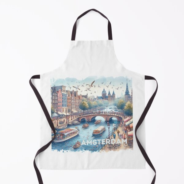 Item preview, Amsterdam - Illustrated map designed and sold by Dominika Farkašová.