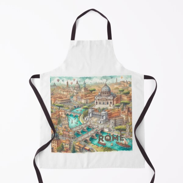 Item preview, Rome - Illustrated map designed and sold by Dominika Farkašová.