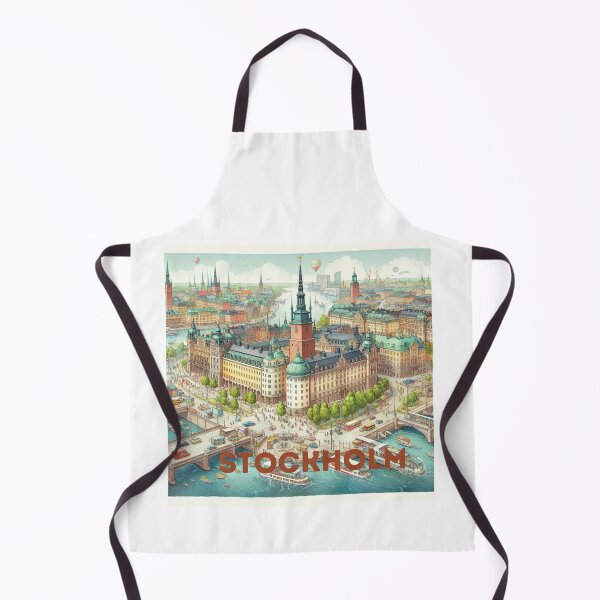 Item preview, Stockholm - Illustrated map designed and sold by Dominika Farkašová.