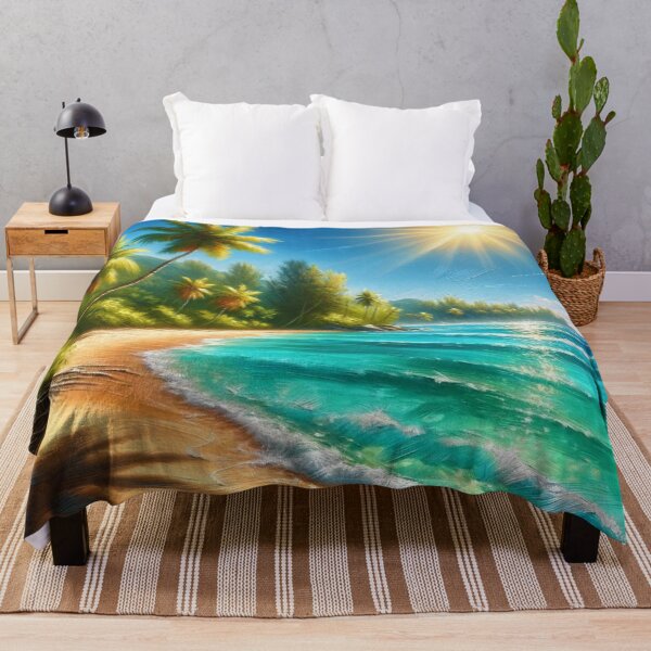 Item preview, Luminous Shore: Tropical Paradise in Oil designed and sold by Prosser87.