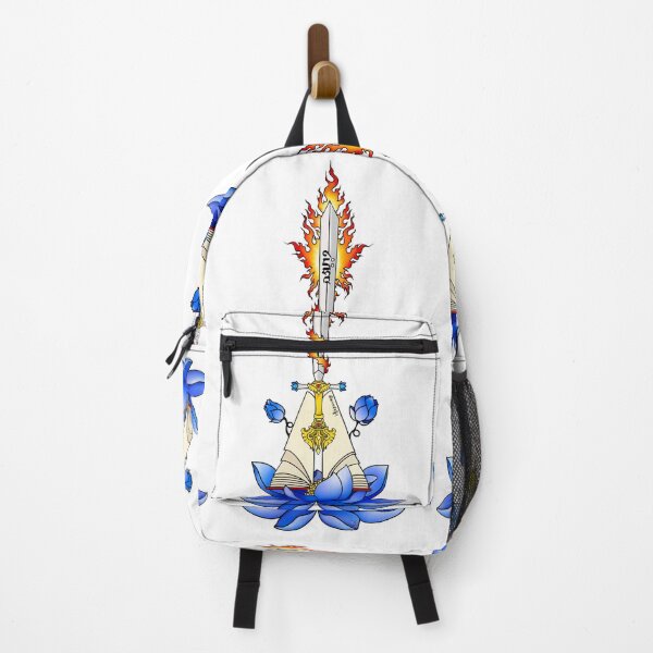 Item preview, Manjushri Motif, white buddhist, lotus, vajra art designed and sold by MayGreenAbgrall.