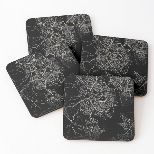 Item preview, Map of Lorient Black and white designed and sold by Jerhus.