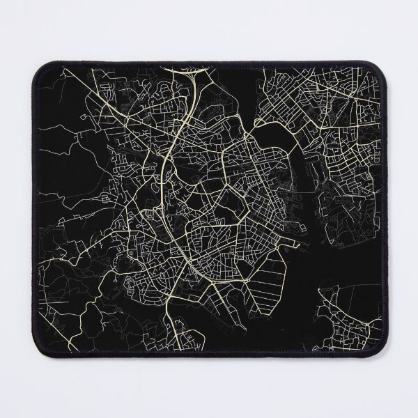 Item preview, Map of Lorient Black and white designed and sold by Jerhus.