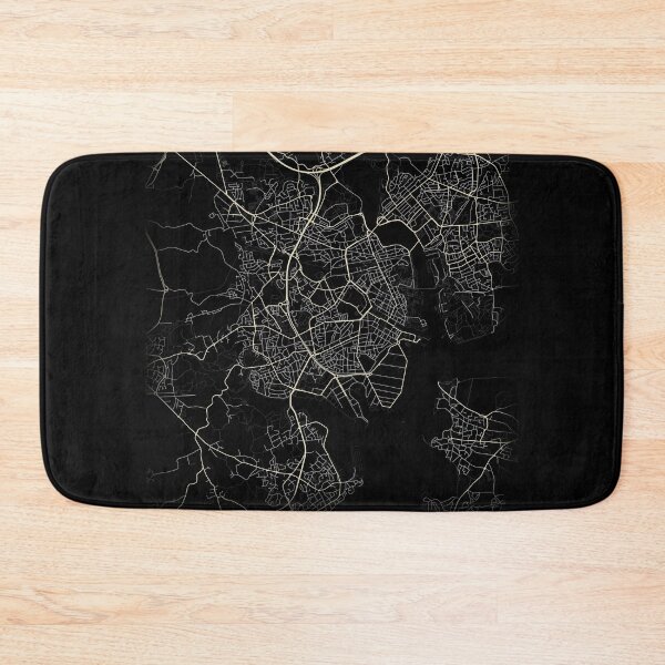 Item preview, Map of Lorient Black and white designed and sold by Jerhus.