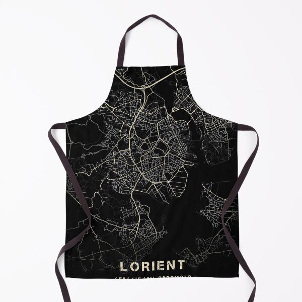 Item preview, Map of Lorient Black and white designed and sold by Jerhus.