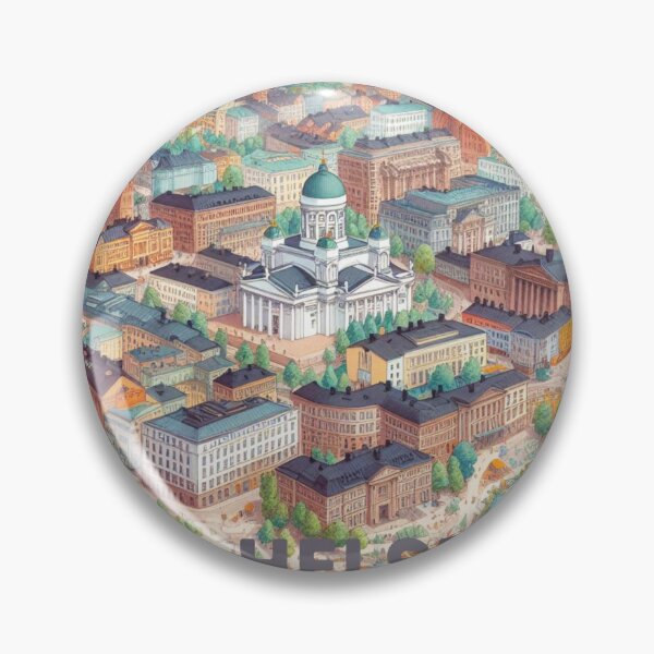 Item preview, Helsinki - Illustrated map designed and sold by Dominika Farkašová.