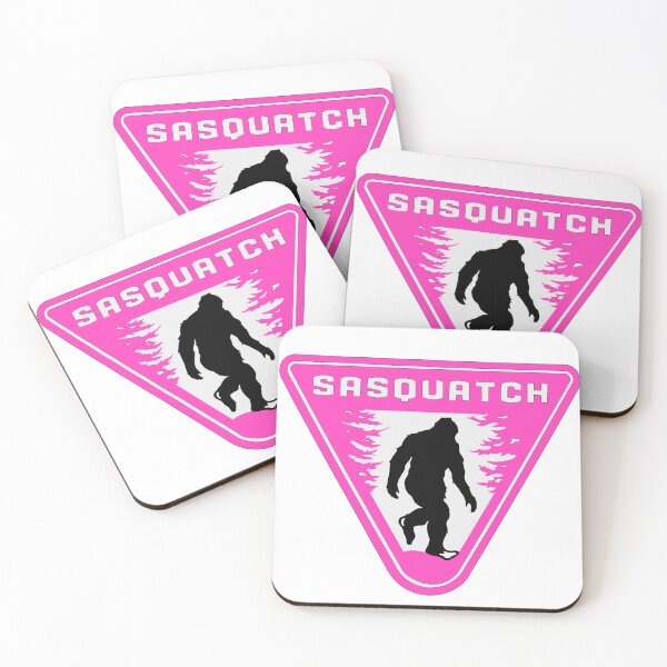 Item preview, Pink Sasquatch logo designed and sold by OKyak.