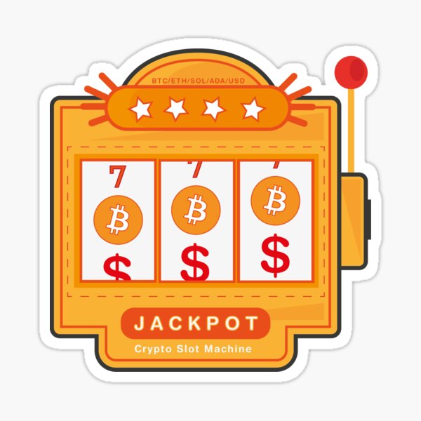 Bitcoin Jackpot Sticker