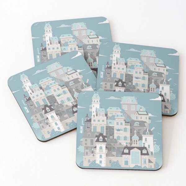 Item preview, Village on the Hill designed and sold by Bastiano's Nerdiverse.