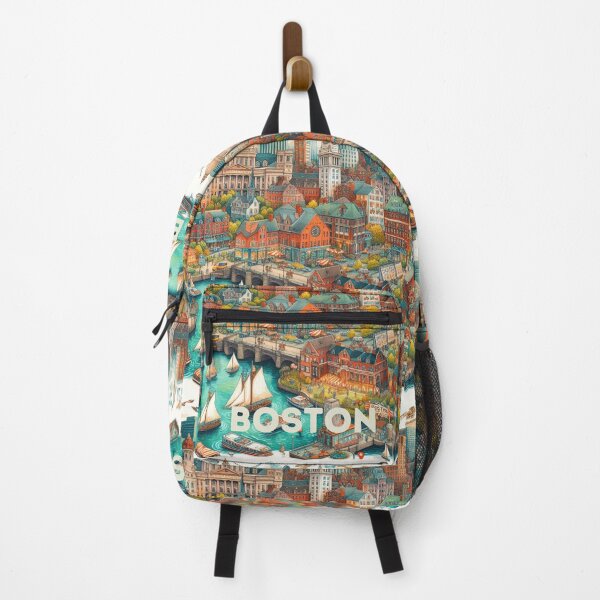Item preview, Boston - Illustrated map designed and sold by Dominika Farkašová.