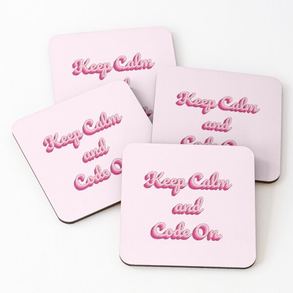 Item preview, Keep Calm and Code On. designed and sold by QuoteQuest.