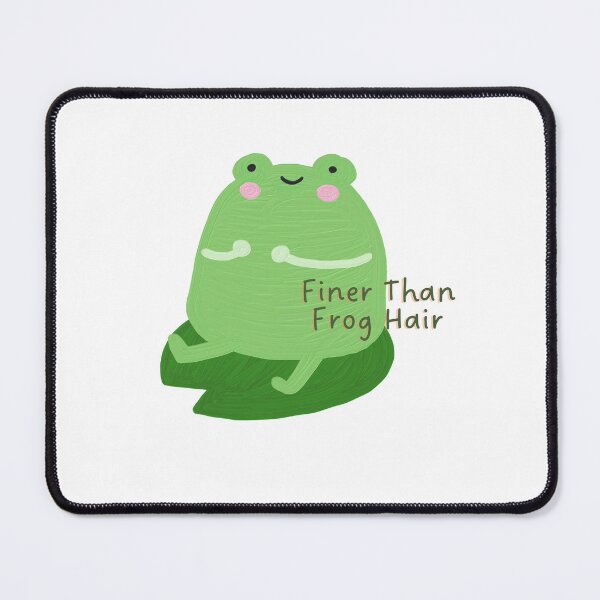 Artikelvorschau, Feiner als Froschhaar. Klobiger Frosch entworfen und verkauft von ImagiNatureDay.