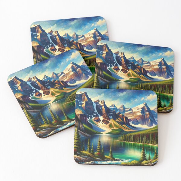Item preview, Tranquil Peaks: Mountains and Lake Vista designed and sold by Prosser87.