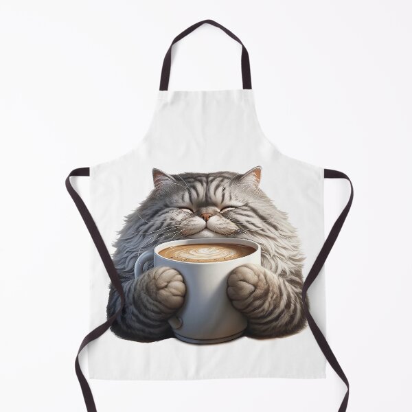 Item preview, Cat with coffee designed and sold by ElianNB.