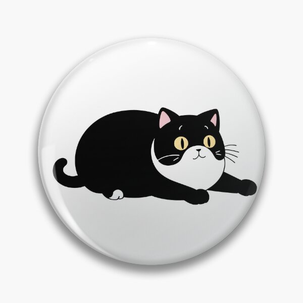 Item preview, Cute Black and White Cat Loaf designed and sold by vaporworld.