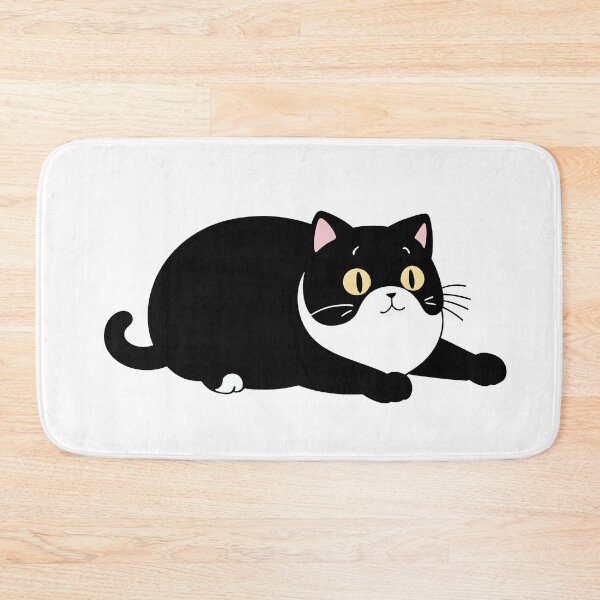Item preview, Cute Black and White Cat Loaf designed and sold by vaporworld.