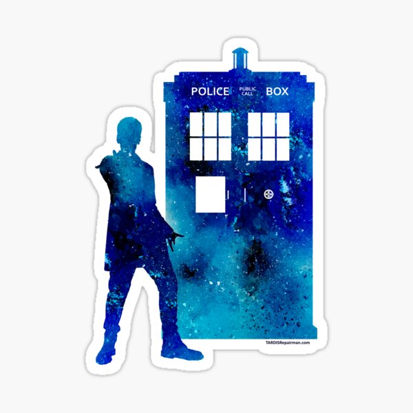The 12th Doctor with the TARDIS Sticker