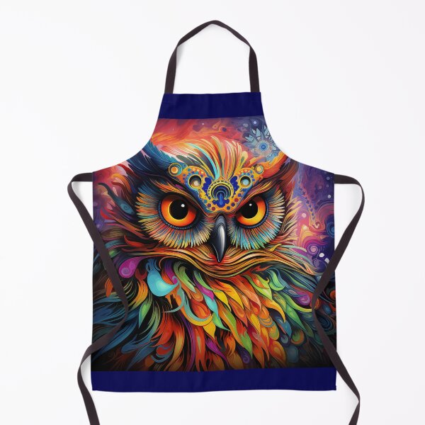Item preview, Psychedelic Owl designed and sold by TheGlassPortal.