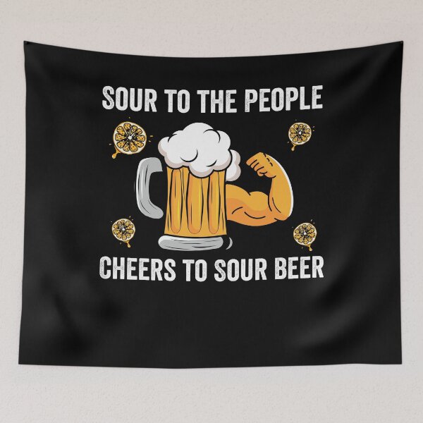 Item preview, Sour to the People: Beer Cheers designed and sold by Shirtey.