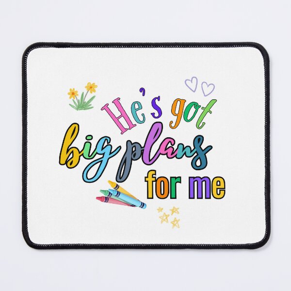 Item preview, He's Got Big Plans for Me Colorful Kids Jesus Shirt Crayon designed and sold by FreedByJesus.