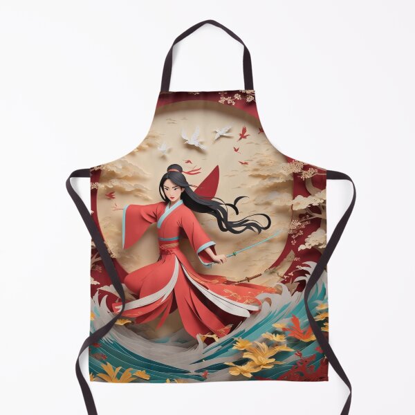 Item preview, Paper-Cut Mulan: A Stunning Animation designed and sold by RedArtG09.