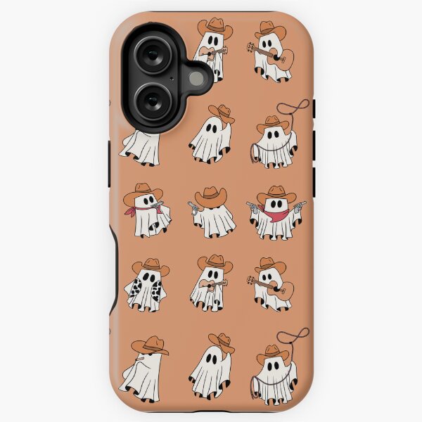 Item preview, Cute Western Ghost Set - Cowboy Ghosts designed and sold by patternjp.