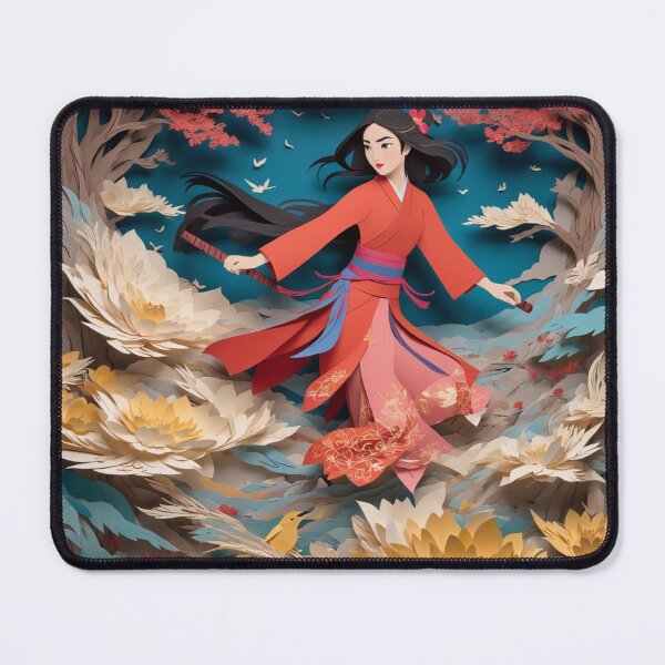 Item preview, Crafted Courage: Mulan's Paper-Cut Adventure designed and sold by RedArtG09.