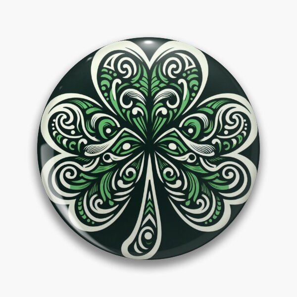 Item preview, Intricate Irish Shamrock design designed and sold by geymir.