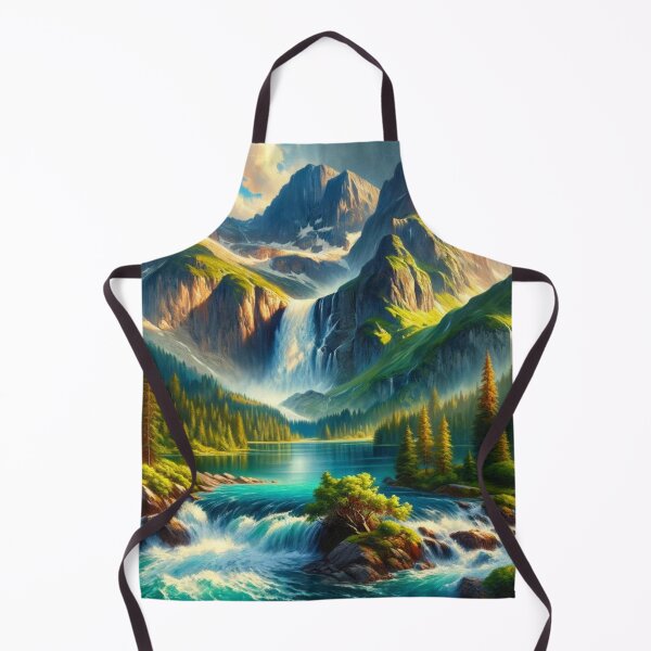 Item preview, Cascade Majesty: Mountains, Lake, and Waterfall designed and sold by Prosser87.