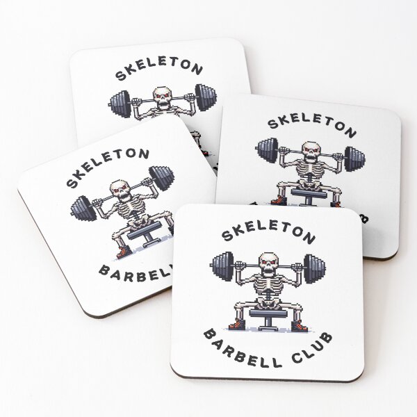 Item preview, Skeleton Barbell Club designed and sold by FriskyLama.