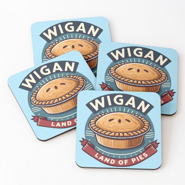 Item preview, Wigan - Land of pies designed and sold by Vkinsify.