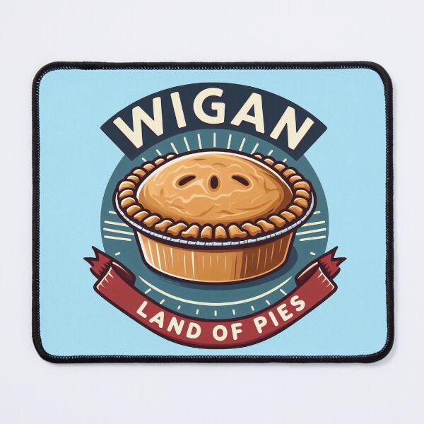 Item preview, Wigan - Land of pies designed and sold by Vkinsify.