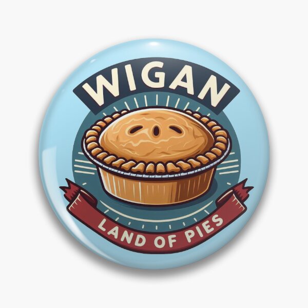 Item preview, Wigan - Land of pies designed and sold by Vkinsify.