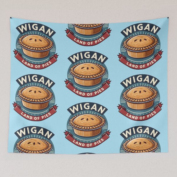 Item preview, Wigan - Land of pies designed and sold by Vkinsify.