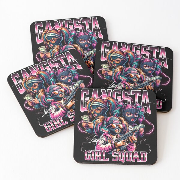Item preview, Pink Gangsta Girl Power Squad Gift designed and sold by InkyGenies.