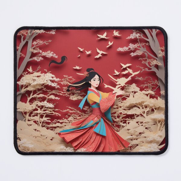 Item preview, Mesmerizing Mulan: A Paper-Cut Masterpiece designed and sold by RedArtG09.