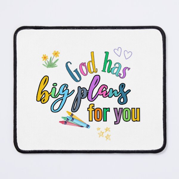 Item preview, God Has Big Plans for You Colorful Kids Jesus Shirt Crayon designed and sold by FreedByJesus.