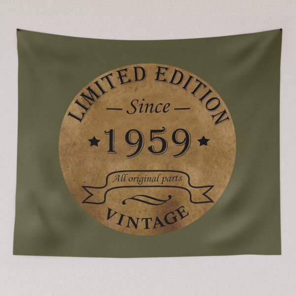 Item preview, Born in 1959 vintage retro classic birthday designed and sold by Alexaltay.