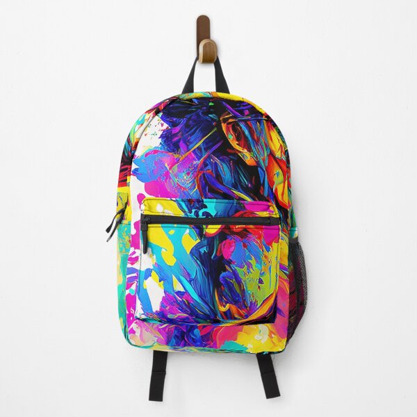 Item preview, A Woman With Colorful Paint Splashes. designed and sold by ffcstore.