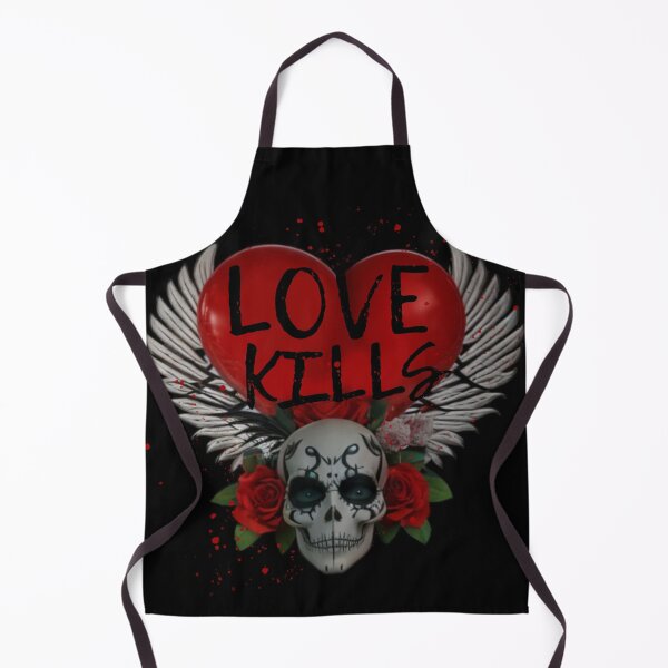 Item preview, SKULL - LOVE KILLS designed and sold by inarausch2023.