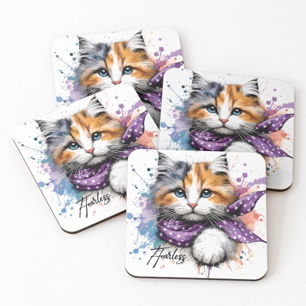 Item preview, Fearless kitty designed and sold by Capizione.