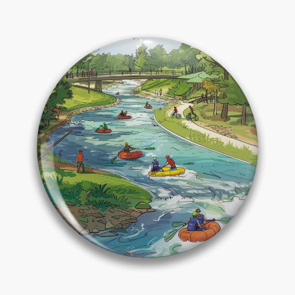 Item preview, US National Whitewater Center designed and sold by Scrumptious Designs.