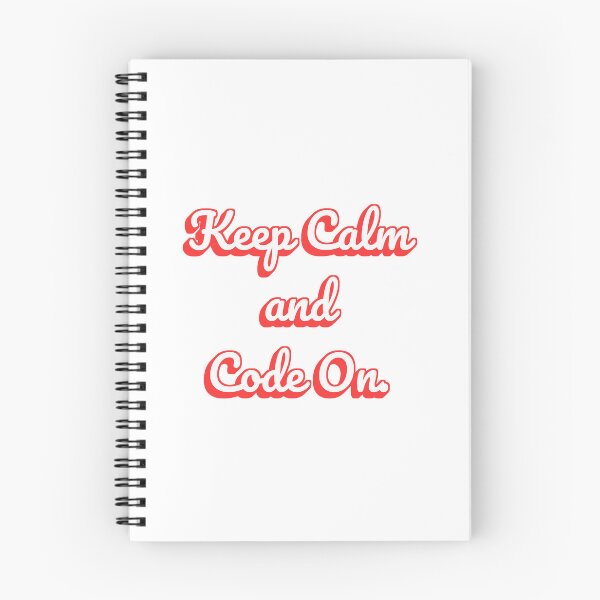 Item preview, Keep Calm and Code On. designed and sold by QuoteQuest.