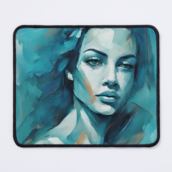 Artikelvorschau, Expressive Woman Portrait - Colorful Beauty Lyra entworfen und verkauft von BPMagic.